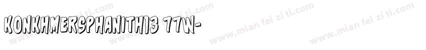 konkhmersphanith13 77w字体转换